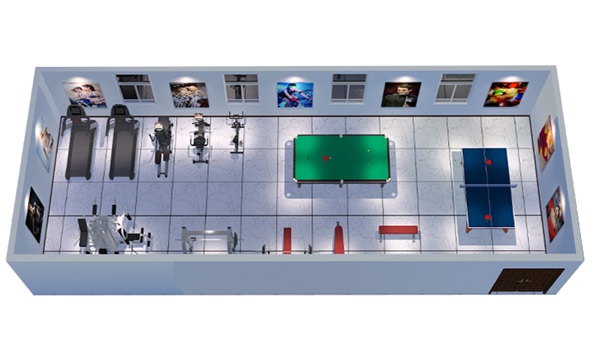 100平方健身房配置方案-广西开元体育健身器材有限公司