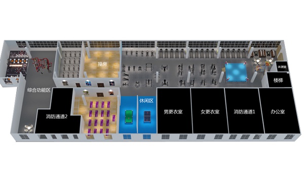 2000平方健身房配置方案-广西开元体育健身器材有限公司 2000平方健身房配置方案-广西开元体育健身器材有限公司