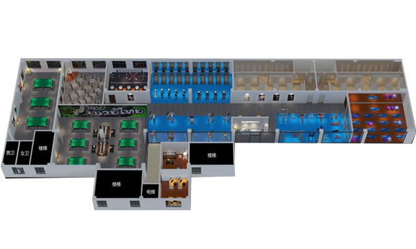 1200平方健身房配置方案-广西开元体育健身器材有限公司 1200平方健身房配置方案-广西开元体育健身器材有限公司